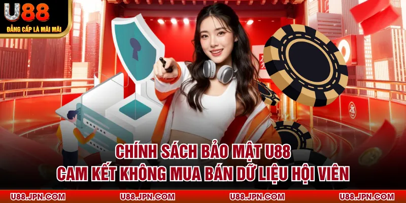 Chính sách bảo mật U88 cam kết không mua bán dữ liệu hội viên